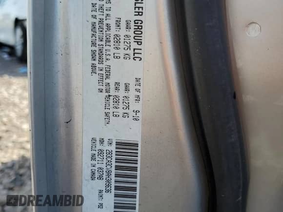 2010 Dodge Charger SXT с VIN 2B3CA3CV8AH309636, выставлен на аукционе Copart как лот 70725114 с пробегом 126 011 миль миль и Списание • Salvage title. История ставок и продаж доступна на DreamBid. Изображение 14.