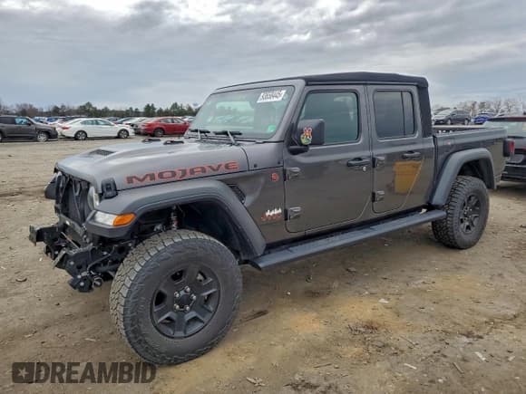 ✅ 2023 Jeep Gladiator Mojave • VIN: 1C6JJTEG4PL516063 • Lot: 93658445. Listed on Copart with 38,387 mi. Free auction sales archive from the USA and detailed vehicle history report at DreamBid. Image 1.