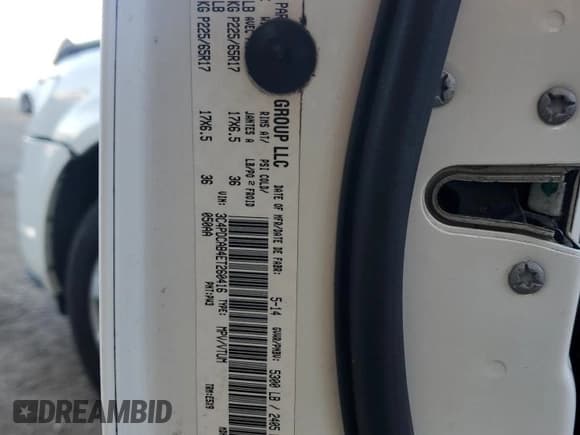 ✅ 2014 Dodge Journey American Value • VIN: 3C4PDCAB4ET260416 • Lot: 86530845. Wystawiony na Copart z przebiegiem 134 046 mil. Bezpłatny archiwum sprzedaży aukcyjnych z USA i szczegółowy raport historii pojazdu na DreamBid. Zdjęcie 13.