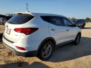 2017 Hyundai Santa Fe 2.4L with VIN 5NMZT3LB6HH026899, listed as a Copart auction lot 87001105 with 135,479 mi miles and Clean title. Bid and sale history available at DreamBid. Image 3.
