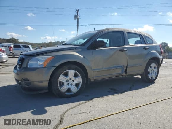 ✅ 2007 Dodge Caliber SXT • VIN: 1B3HB48B37D163319 • Lot: 90787585. Listed on Copart with 115,426 mi. Free auction sales archive from the USA and detailed vehicle history report at DreamBid. Image 1.
