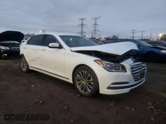 2015 Hyundai Genesis 3.8L z VIN KMHGN4JE6FU017769, wystawiony jako Copart lot #82062494 z przebiegiem 119 115 mil mil oraz Szkoda całkowita • Salvage title. Historia ofert i sprzedaży dostępna na DreamBid. Obrazek 4.