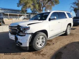 ✅ 2018 Chevrolet Tahoe LS • VIN: 1GNSKAKC9JR255783 • Lot: 90472475. Listed on Copart with 86,957 mi. Free auction sales archive from the USA and detailed vehicle history report at DreamBid. Image 1.