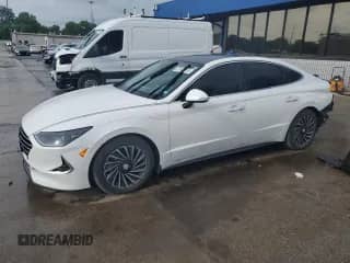 2021 Hyundai Sonata Limited z VIN KMHL54JJ3MA027072, wystawiony jako Copart lot #62923255 z przebiegiem 53 007 mil mil oraz Szkoda całkowita • Salvage title. Historia ofert i sprzedaży dostępna na DreamBid. Obrazek 1.