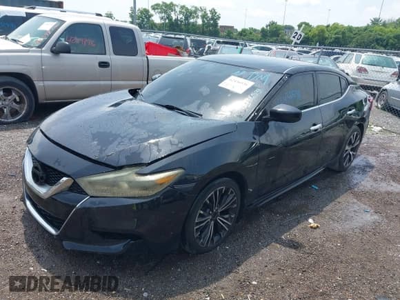 ✅ 2017 Nissan Maxima S • VIN: 1N4AA6AP7HC414344 • Lot: 42436531. Listed on IAAI with 97,318 mi. Free auction sales archive from the USA and detailed vehicle history report at DreamBid. Image 2.