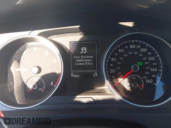 ✅ 2017 Volkswagen Golf S • VIN: 3VWH17AU1HM512348 • Lot: 43617107. Listed on IAAI with 79,960 mi. Free auction sales archive from the USA and detailed vehicle history report at DreamBid. Image 7.