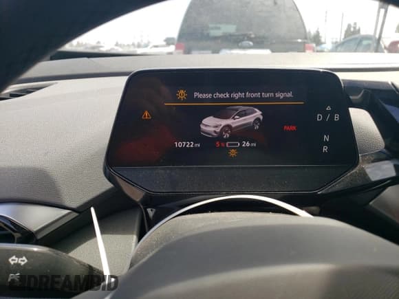 ✅ 2022 Volkswagen ID.4 Pro • VIN: WVGRMPE23NP061903 • Lot: 62135353. Listed on Copart with 10,722 mi. Free auction sales archive from the USA and detailed vehicle history report at DreamBid. Image 9.