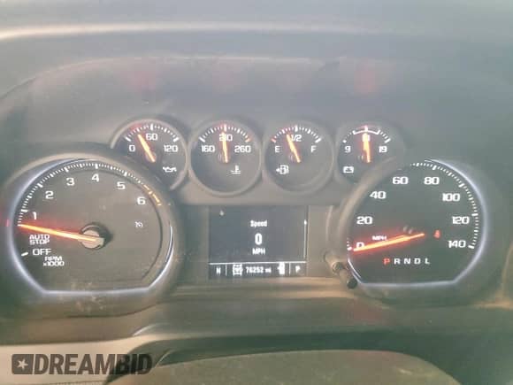 2022 Chevrolet Silverado 1500 Work Truck with VIN 1GCRDAED4NZ507371, listed as a Copart auction lot 61496435 with 76,252 mi miles and Clean title. Bid and sale history available at DreamBid. Image 9.