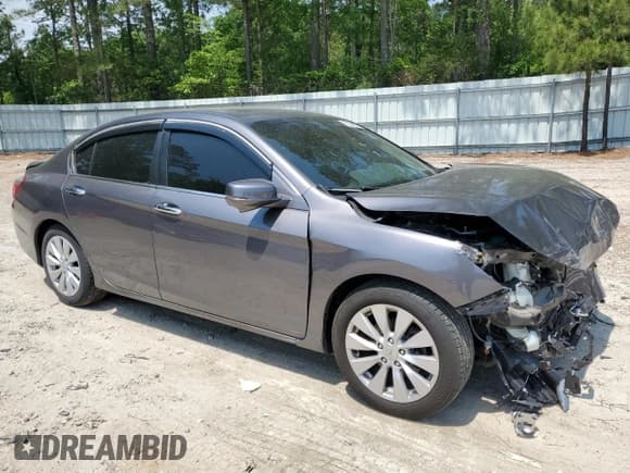 ✅ 2015 Honda Accord EX-L • VIN: 1HGCR2F88FA097268 • Lot: 55298235. Listed on Copart with 57,644 mi. Free auction sales archive from the USA and detailed vehicle history report at DreamBid. Image 4.