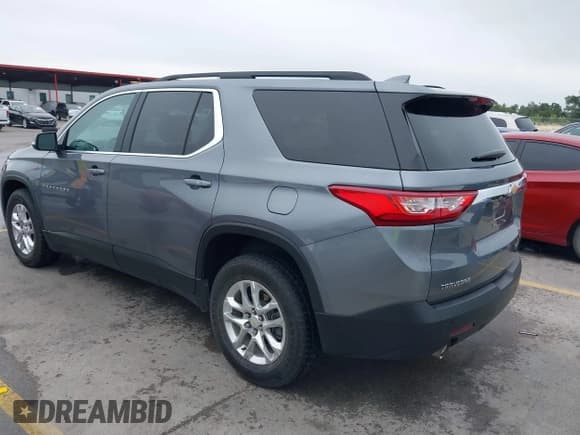 ✅ 2021 Chevrolet Traverse LT Cloth • VIN: 1GNERGKW8MJ210147 • Lot: 42424972. Listed on IAAI with 51,752 mi. Free auction sales archive from the USA and detailed vehicle history report at DreamBid. Image 3.