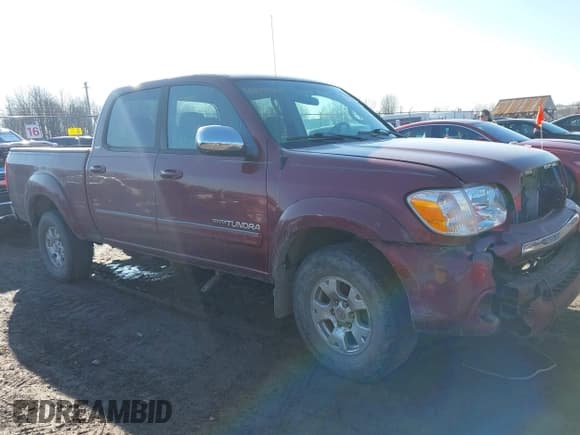 ✅ 2006 Toyota Tundra SR5 • VIN: 5TBDT44116S554181 • Lot: 43731585. Listed on IAAI with 175,437 mi. Free auction sales archive from the USA and detailed vehicle history report at DreamBid. Image 1.