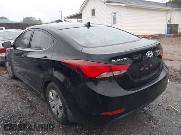 2016 Hyundai Elantra Value Edition with VIN KMHDH4AE8GU481089, listed as a IAAI auction lot 43487593 with 141,701 mi miles and . Bid and sale history available at DreamBid. Image 3.