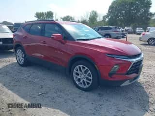 2023 Chevrolet Blazer LT z VIN 3GNKBJRSXPS161463, wystawiony jako IAAI lot #43007000 z przebiegiem 34 620 mil mil oraz . Historia ofert i sprzedaży dostępna na DreamBid. Obrazek 1.