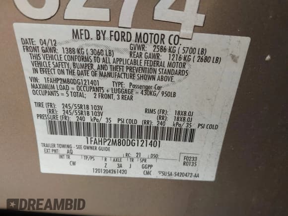 ✅ 2013 Ford Police Interceptor • VIN: 1FAHP2M80DG121401 • Лот: 42935772. Опубликован ранее на IAAI с пробегом 93 978 миль. Бесплатный доступ к архиву аукционных продаж из США и подробный отчёт об истории автомобиля на DreamBid. Изображение 9.