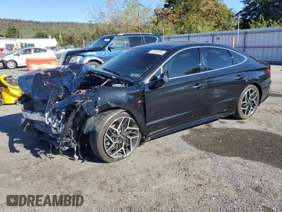 ✅ 2022 Hyundai Sonata N Line • VIN: KMHL14JC3NA214679 • Лот: 87025285. Опубликован ранее на Copart с пробегом 36 859 миль. Бесплатный доступ к архиву аукционных продаж из США и подробный отчёт об истории автомобиля на DreamBid. Изображение 1.