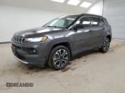 ✅ 2023 Jeep Compass Limited • VIN: 3C4NJDCN8PT569015 • Лот: 90327235. Опубликован ранее на Copart с пробегом 71 846 миль. Бесплатный доступ к архиву аукционных продаж из США и подробный отчёт об истории автомобиля на DreamBid. Изображение 1.