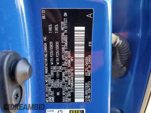 ✅ 2022 Lexus RX 450h F Sport • VIN: 2T2YGMDA4NC087161 • Lot: 41427235. Listed on Copart with 32,027 mi. Free auction sales archive from the USA and detailed vehicle history report at DreamBid. Image 13.