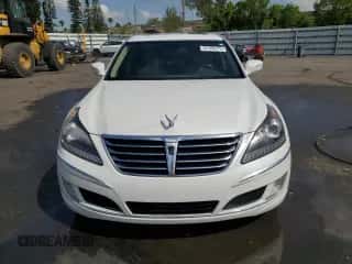 2013 Hyundai Equus Signature z VIN KMHGH4JH1DU067560, wystawiony jako Copart lot #57420475 z przebiegiem 85 291 mil mil oraz Czysty tytuł • Clean title. Historia ofert i sprzedaży dostępna na DreamBid. Obrazek 5.