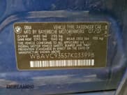 ✅ 2007 BMW 3 Series 328xi • VIN: WBAVC93557K033998 • Lot: 93284545. Listed on Copart with 115,914 mi. Free auction sales archive from the USA and detailed vehicle history report at DreamBid. Image 12.