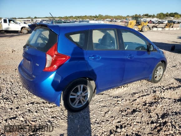 ✅ 2014 Nissan Note SV • VIN: 3N1CE2CP2EL371094 • Lot: 89661165. Listed on Copart with 111,665 mi. Free auction sales archive from the USA and detailed vehicle history report at DreamBid. Image 3.