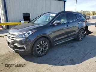 ✅ 2017 Hyundai Santa Fe Ultimate • VIN: 5XYZWDLA2HG502449 • Lot: 92265415. Listed on Copart with 25,648 mi. Free auction sales archive from the USA and detailed vehicle history report at DreamBid. Image 1.