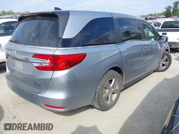 ✅ 2020 Honda Odyssey EX-L • VIN: 5FNRL6H73LB014547 • Lot: 43408387. Listed on IAAI with Not provided. Free auction sales archive from the USA and detailed vehicle history report at DreamBid. Image 4.