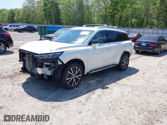 ✅ 2023 Infiniti QX60 Sensory • VIN: 5N1DL1GS4PC362410 • Лот: 41966872. Опубликован ранее на IAAI с пробегом 27 142 миль. Бесплатный доступ к архиву аукционных продаж из США и подробный отчёт об истории автомобиля на DreamBid. Изображение 2.