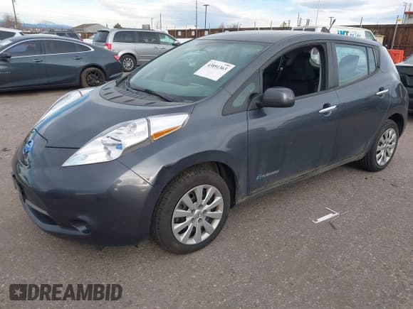 ✅ 2013 Nissan LEAF SL • VIN: 1N4AZ0CP5DC421340 • Lot: 43891363. Listed on IAAI with 144,416 mi. Free auction sales archive from the USA and detailed vehicle history report at DreamBid. Image 2.