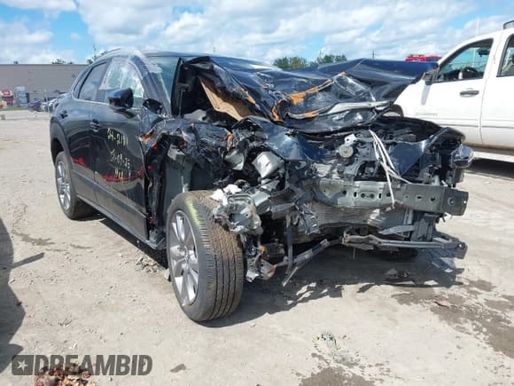 ✅ 2023 Mazda CX-30 S Select • VIN: 3MVDMBBM6PM586419 • Lot: 42009033. Listed on IAAI with Not provided. Free auction sales archive from the USA and detailed vehicle history report at DreamBid. Image 1.