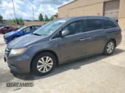 ✅ 2014 Honda Odyssey EX-L • VIN: 5FNRL5H65EB040989 • Lot: 60655755. Listed on Copart with 224,963 mi. Free auction sales archive from the USA and detailed vehicle history report at DreamBid. Image 1.