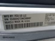 ✅ 2021 Dodge Durango R/T • VIN: 1C4SDHCT2MC598467 • Lot: 43683245. Listed on IAAI with 115,445 mi. Free auction sales archive from the USA and detailed vehicle history report at DreamBid. Image 9.