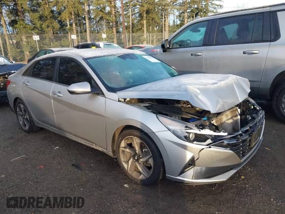 2021 Hyundai Elantra SEL z VIN 5NPLN4AG1MH012443, wystawiony jako IAAI lot #41209499 z przebiegiem 57 829 mil mil oraz . Historia ofert i sprzedaży dostępna na DreamBid. Obrazek 1.