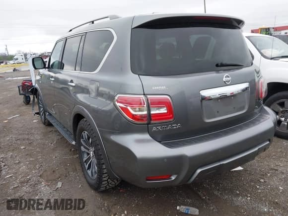 ✅ 2019 Nissan Armada SL • VIN: JN8AY2ND1KX008062 • Лот: 41908143. Опубликован ранее на IAAI с пробегом 118 796 миль. Бесплатный доступ к архиву аукционных продаж из США и подробный отчёт об истории автомобиля на DreamBid. Изображение 3.