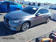 ✅ 2021 Infiniti Q50 Luxe • VIN: JN1EV7BP8MM705608 • Lot: 43530219. Listed on IAAI with 63,043 mi. Free auction sales archive from the USA and detailed vehicle history report at DreamBid. Image 2.