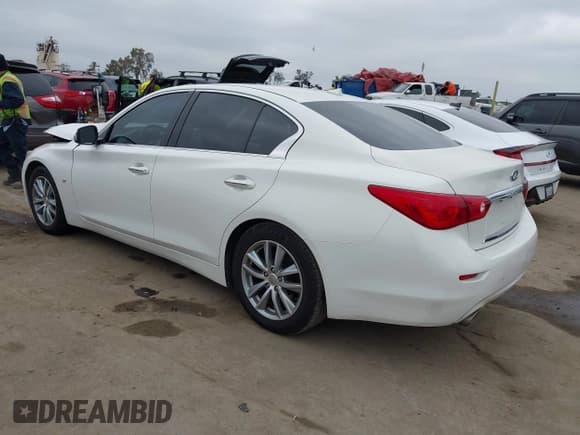 ✅ 2015 Infiniti Q50 Premium • VIN: JN1BV7AP2FM344044 • Lot: 42217012. Listed on IAAI with 155,714 mi. Free auction sales archive from the USA and detailed vehicle history report at DreamBid. Image 3.