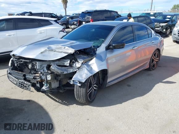✅ 2016 Honda Accord Sport • VIN: 1HGCR2F53GA196037 • Lot: 43775648. Listed on IAAI with 100,323 mi. Free auction sales archive from the USA and detailed vehicle history report at DreamBid. Image 22.