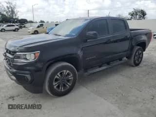 2022 Chevrolet Colorado 2WD Z71 z VIN 1GCGSDEN3N1218052, wystawiony jako Copart lot #60469945 z przebiegiem 63 674 mil mil oraz Szkoda całkowita • Salvage title. Historia ofert i sprzedaży dostępna na DreamBid. Obrazek 1.