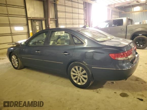 2009 Hyundai Azera GLS с VIN KMHFC46D89A349297, выставлен на аукционе Copart как лот 85777694 с пробегом 103 647 миль миль и Списание • Salvage title. История ставок и продаж доступна на DreamBid. Изображение 2.