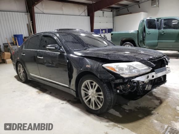 ✅ 2012 Hyundai Genesis 4.6L • VIN: KMHGC4DF9CU166098 • Lot: 56228335. Listed on Copart with 105,168 mi. Free auction sales archive from the USA and detailed vehicle history report at DreamBid. Image 4.