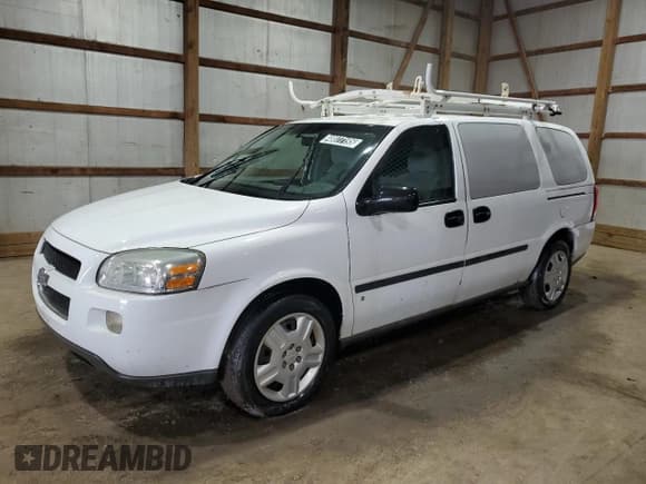 ✅ 2008 Chevrolet Uplander Cargo • VIN: 1GBDV13148D207996 • Лот: 48077195. Опубликован ранее на Copart с пробегом 67 339 миль. Бесплатный доступ к архиву аукционных продаж из США и подробный отчёт об истории автомобиля на DreamBid. Изображение 1.