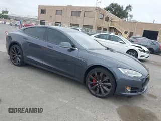 ✅ 2014 Tesla Model S P85D • VIN: 5YJSA1H24EFP63519 • Lot: 42465913. Listed on IAAI with 56,494 mi. Free auction sales archive from the USA and detailed vehicle history report at DreamBid. Image 1.