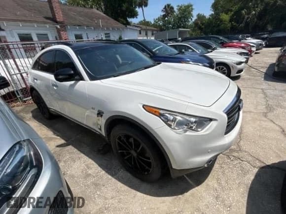 ✅ 2014 Infiniti QX70 • VIN: JN8CS1MW7EM410374 • Lot: 62132295. Listed on Copart with 79,644 mi. Free auction sales archive from the USA and detailed vehicle history report at DreamBid. Image 1.