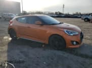 ✅ 2014 Hyundai Veloster Turbo • VIN: KMHTC6AE2EU193216 • Lot: 85075714. Listed on Copart with 96,611 mi. Free auction sales archive from the USA and detailed vehicle history report at DreamBid. Image 4.