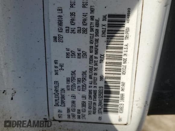 ✅ 2001 Dodge Dakota Sport • VIN: 1B7HL2AX41S256519 • Lot: 81951634. Wystawiony na Copart z przebiegiem Nie podano. Bezpłatny archiwum sprzedaży aukcyjnych z USA i szczegółowy raport historii pojazdu na DreamBid. Zdjęcie 14.