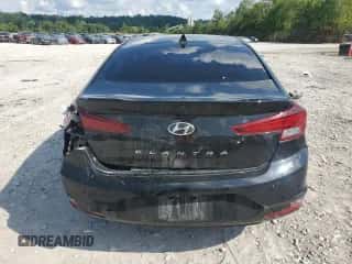 2019 Hyundai Elantra Limited with VIN KMHD84LF8KU856414, listed as a Copart auction lot 68973365 with 128,972 mi miles and Salvage title. Bid and sale history available at DreamBid. Image 6.