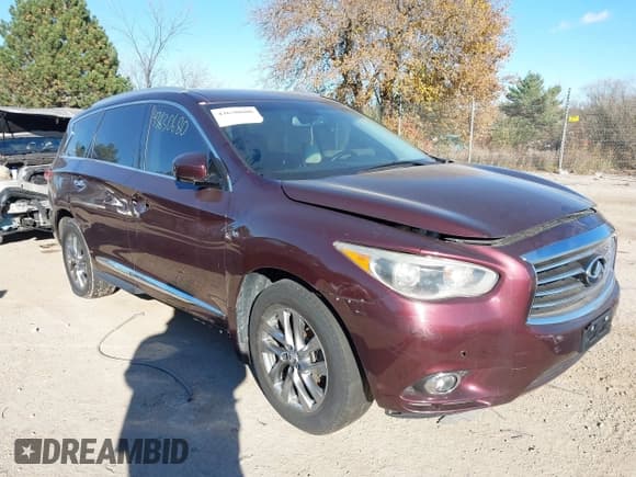 ✅ 2014 Infiniti QX60 • VIN: 5N1AL0MM6EC522397 • Lot: 43630680. Wystawiony na IAAI z przebiegiem 124 906 mil. Bezpłatny archiwum sprzedaży aukcyjnych z USA i szczegółowy raport historii pojazdu na DreamBid. Zdjęcie 1.