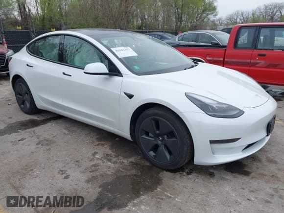 ✅ 2023 Tesla Model 3 • VIN: 5YJ3E1EA9PF569415 • Lot: 41941427. Listed on IAAI with 19,834 mi. Free auction sales archive from the USA and detailed vehicle history report at DreamBid. Image 1.