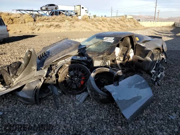 2015 Chevrolet Corvette Z06 2LZ with VIN 1G1YS2D62F5609540, listed as a Copart auction lot 81647914 with Not provided miles and Salvage title. Bid and sale history available at DreamBid. Image 1.