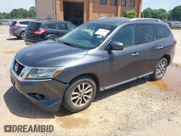 ✅ 2014 Nissan Pathfinder SL • VIN: 5N1AR2MN8EC652538 • Lot: 42553208. Listed on IAAI with 123,193 mi. Free auction sales archive from the USA and detailed vehicle history report at DreamBid. Image 2.