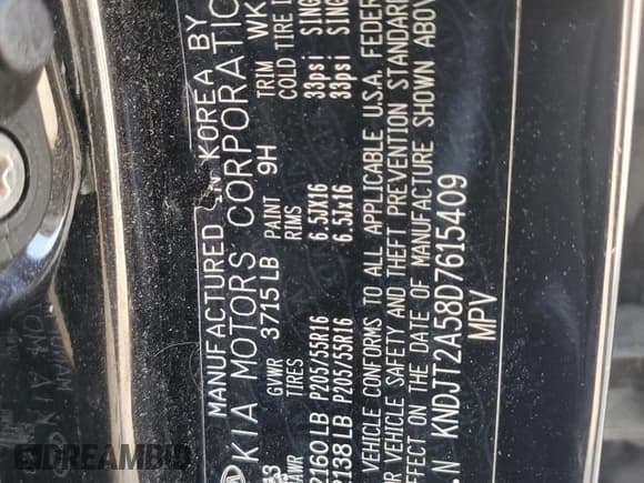 ✅ 2013 Kia Soul • VIN: KNDJT2A58D7615409 • Лот: 69136155. Опубликован ранее на Copart с пробегом 100 745 миль. Бесплатный доступ к архиву аукционных продаж из США и подробный отчёт об истории автомобиля на DreamBid. Изображение 14.